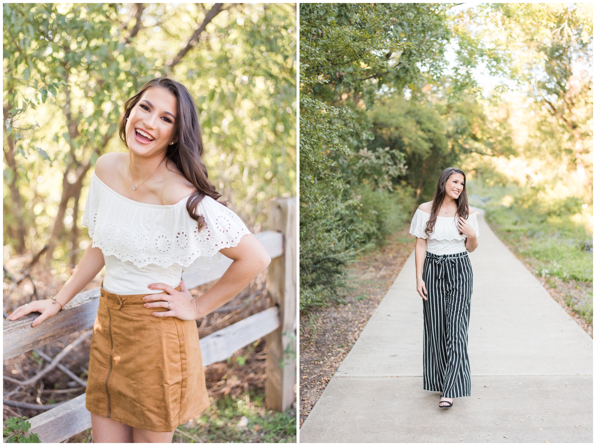 Fort Worth Senior Photographer | Fort Worth Stockyards | Fort Worth Airfield Falls and Conservation Park | Lauren Grimes Photography | Nazarene Christian Academy