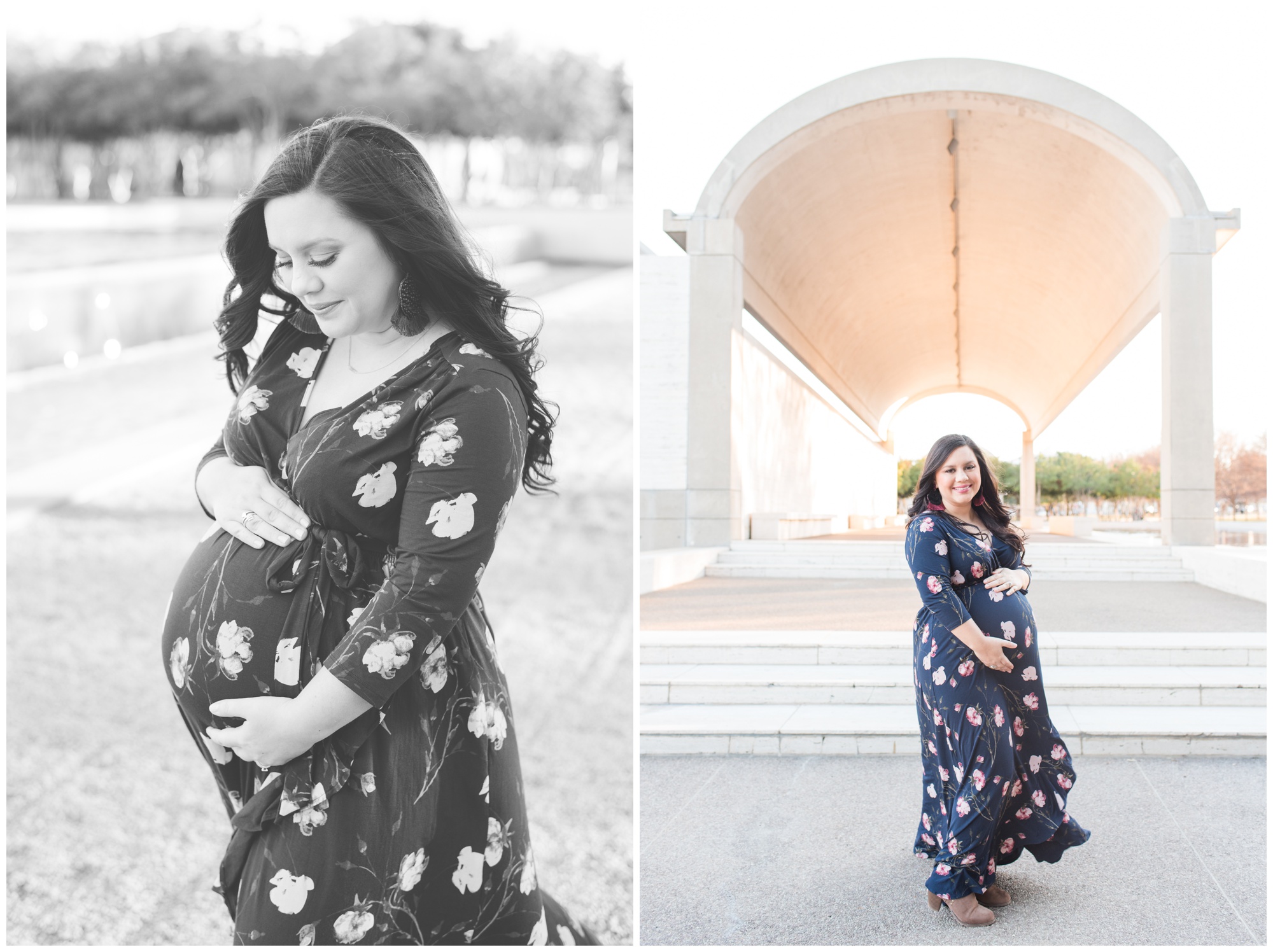 Fort Worth Kimbell Art Museum Maternity Session | Fort Worth Maternity Session | Fort Worth Family Photographer | Fort Worth Newborn Photographer | Fort Worth Photographer | Lauren Grimes Photography