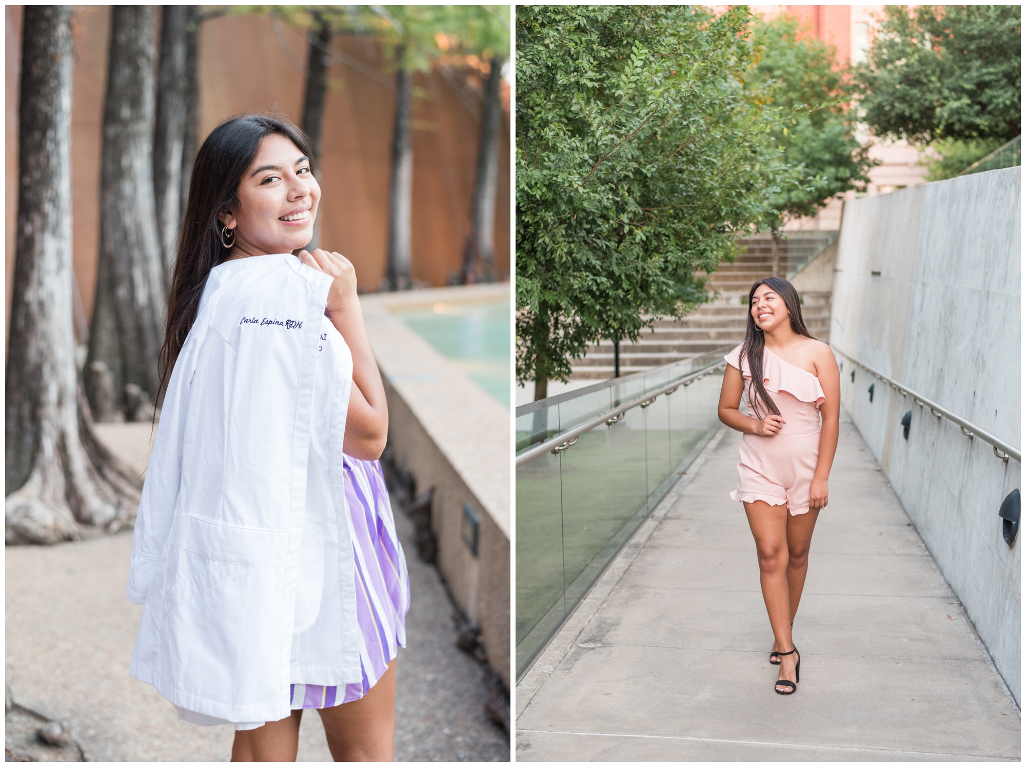 Downtown Fort Worth Senior Session | Downtown Fort Worth | Fort Worth Water Gardens | Fort Worth Senior Photographer | Lauren Grimes Photography