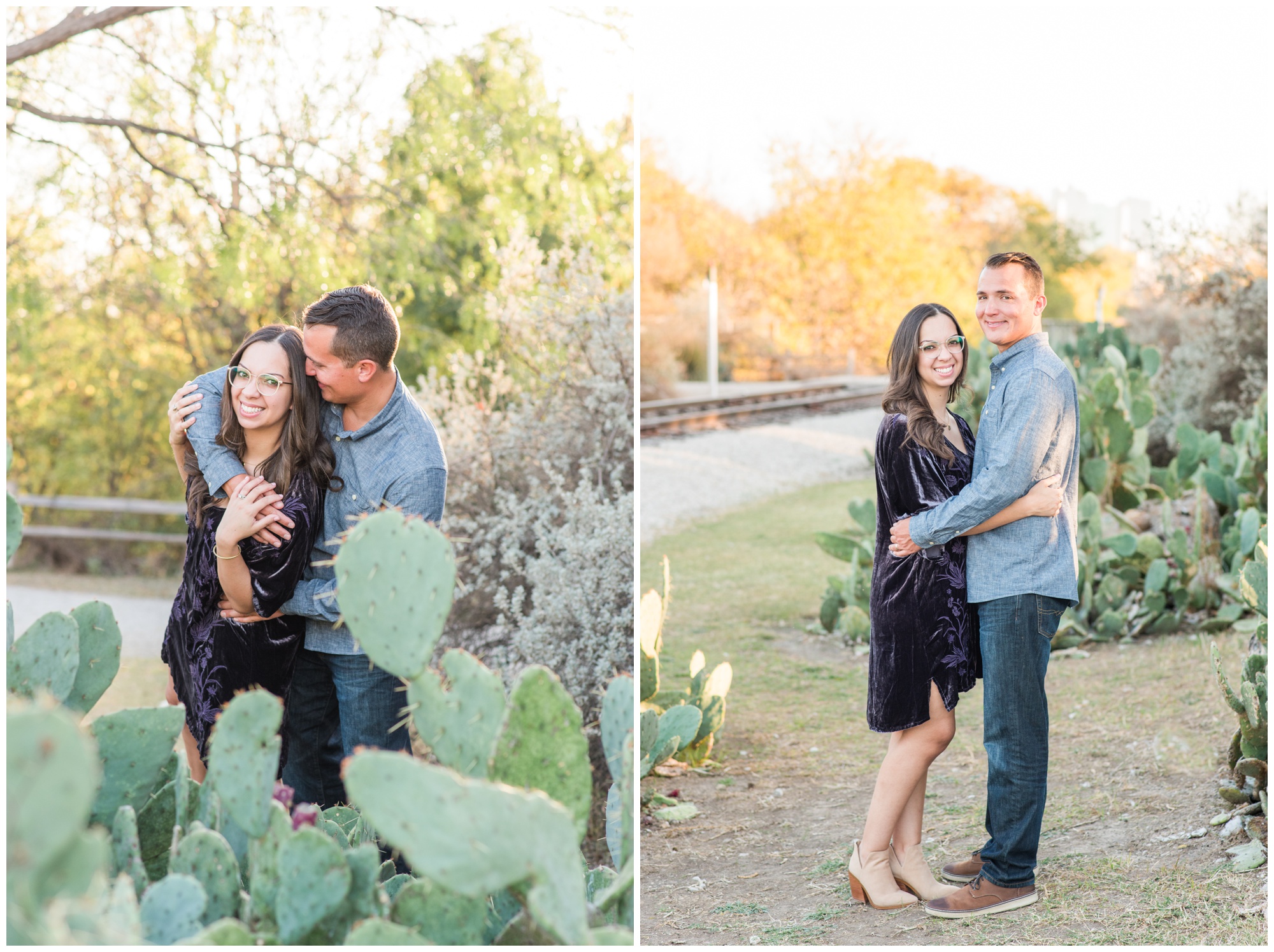 Fort Worth Stockyards | Fort Worth Stockyards Cactus Garden | Fort Worth Couples Session | Fort Worth Anniversary Session | Fort Worth Cactus Garden | Lauren Grimes Photography | Fort Worth Couples Photographer