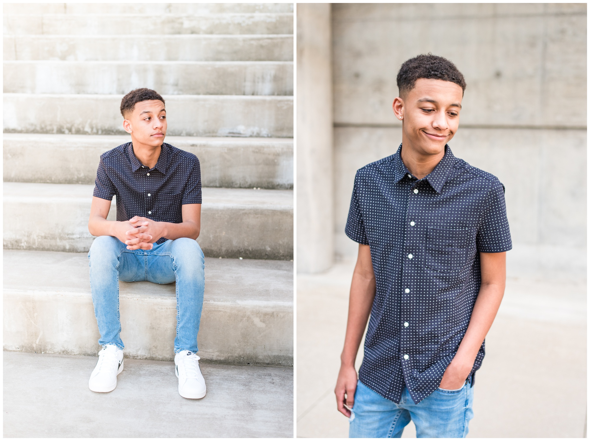 Downtown Fort Worth Senior Guy Session | Downtown Fort Worth Senior Session | Fort Worth Senior Photographer | Lauren Grimes Photography