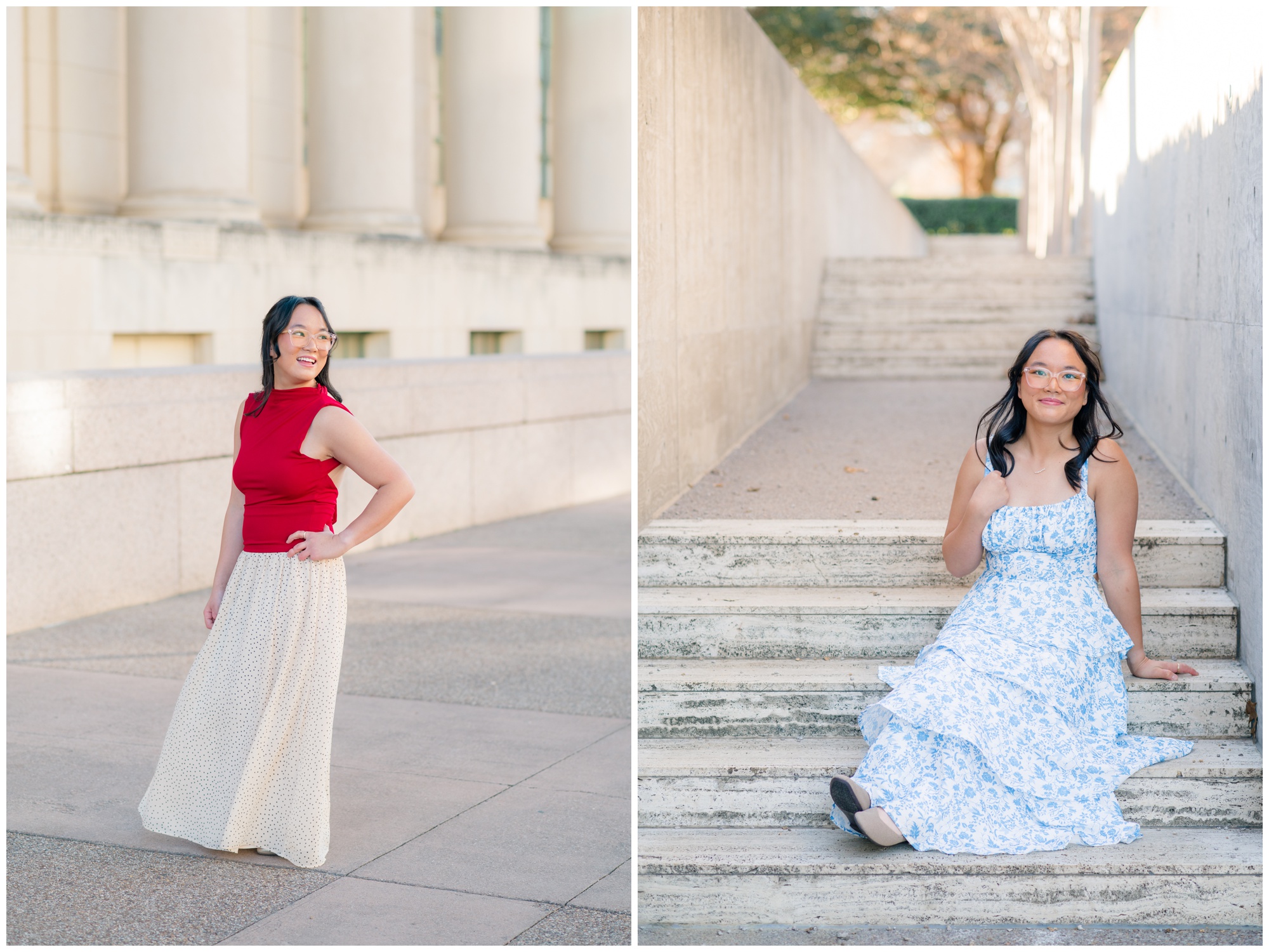 Fort Worth Kimbell Art Museum | Fort Worth Senior Session | Lauren Grimes Photography