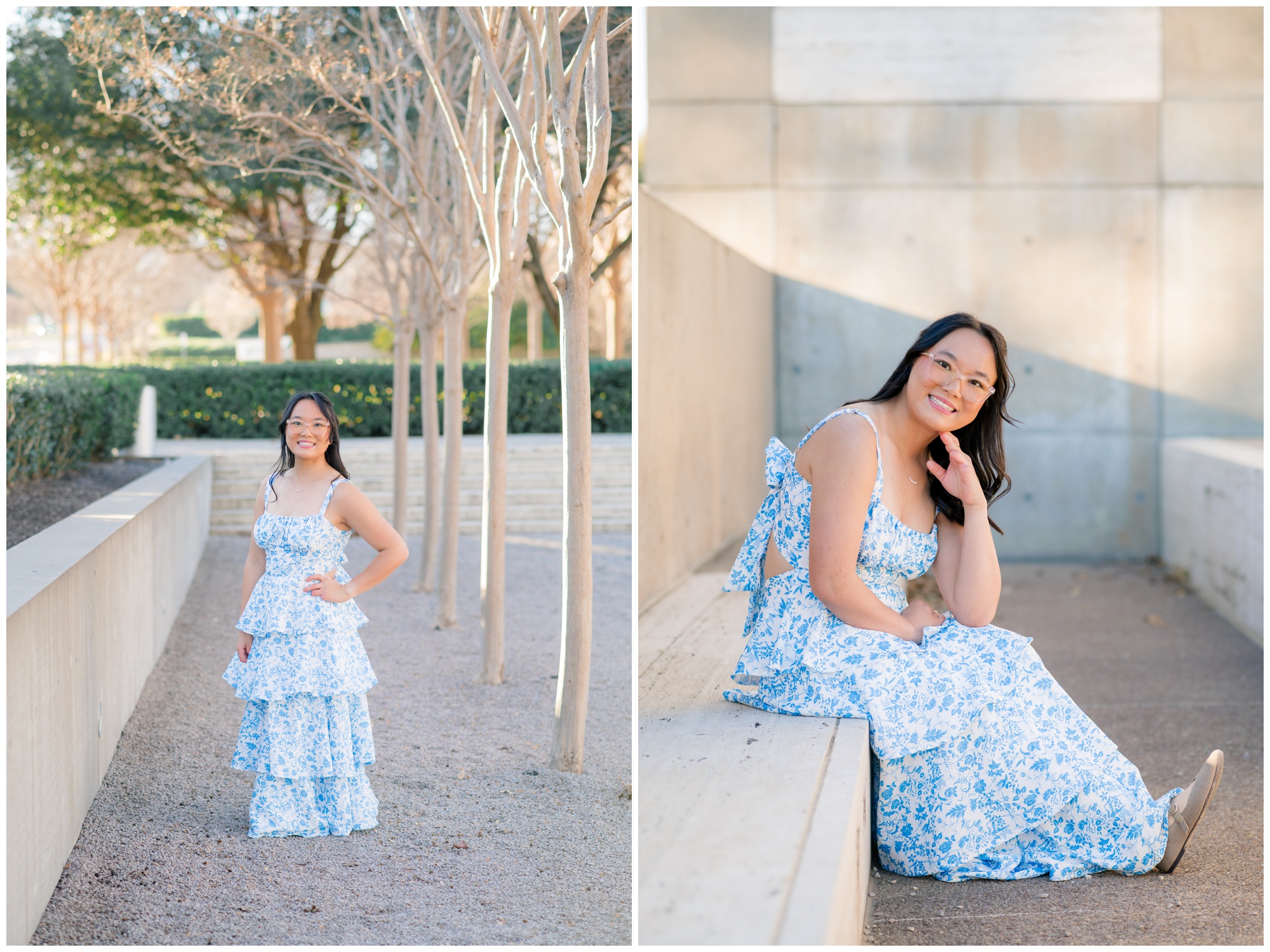 Fort Worth Kimbell Art Museum | Fort Worth Senior Session | Lauren Grimes Photography