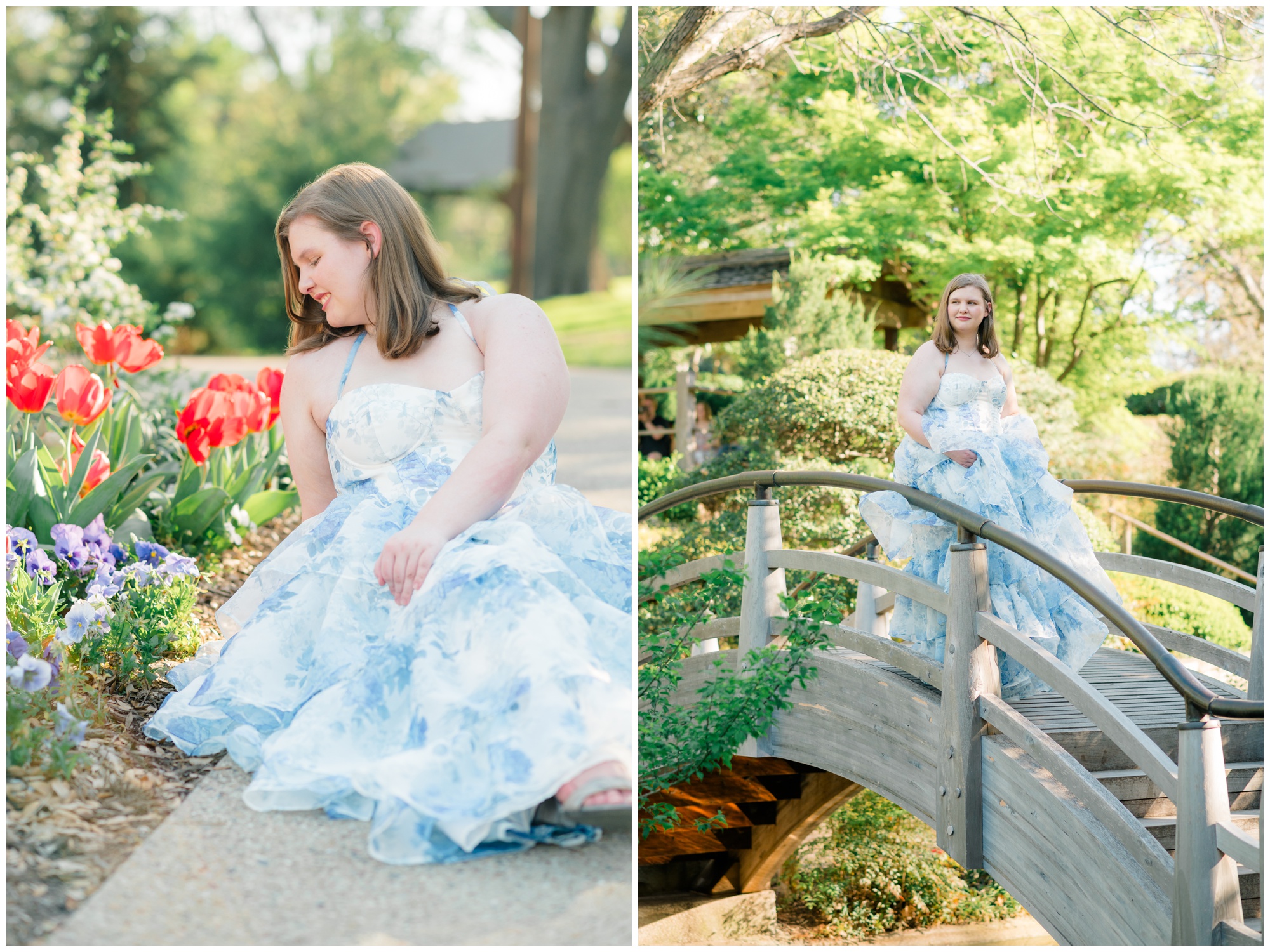 Fort Worth Botanic Gardens Senior Session | Fort Worth Senior Photographer | Fort Worth | Lauren Grimes Photography