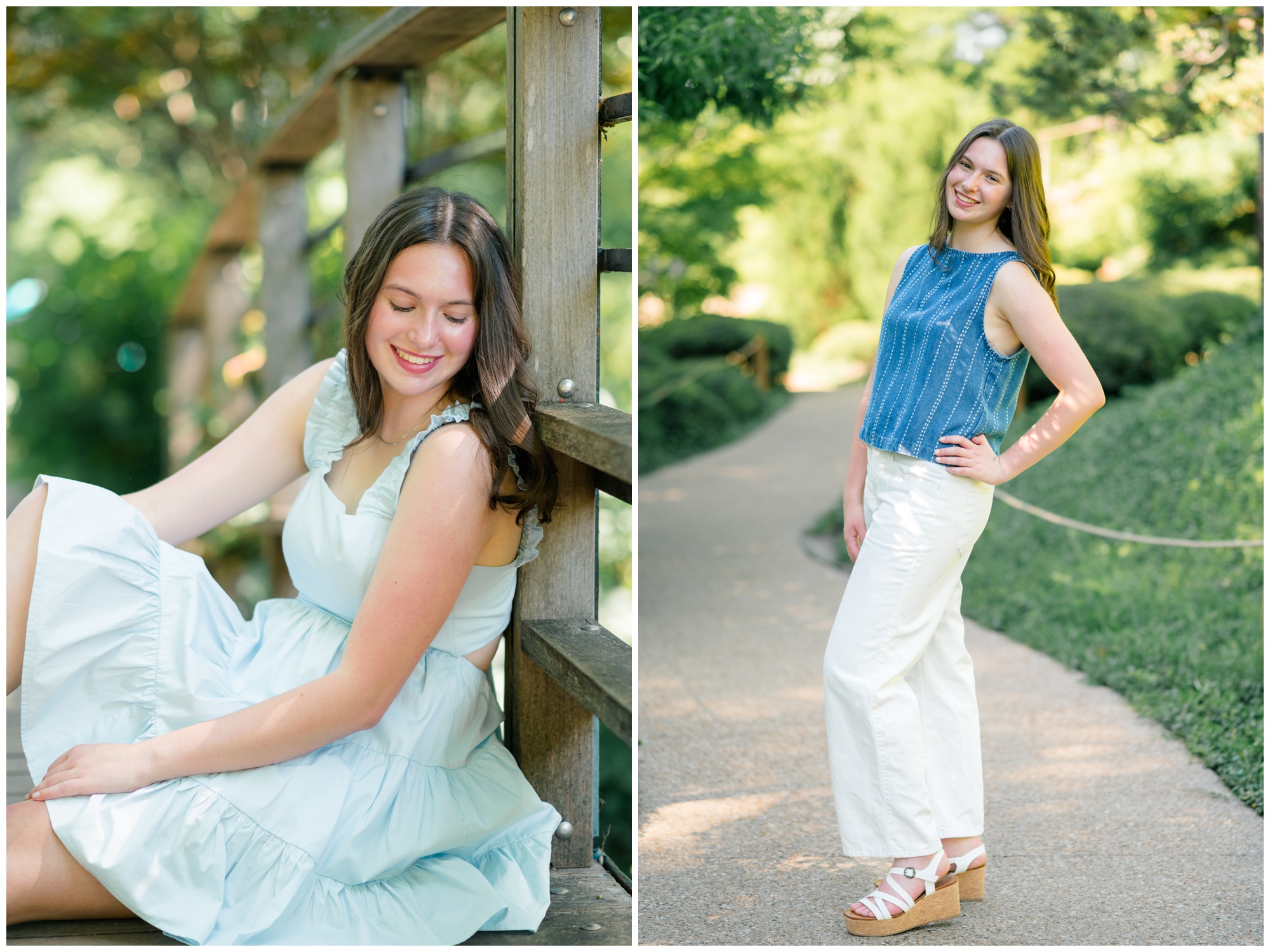 Fort Worth Botanic Gardens Senior Session | Fort Worth Senior Photographer | Fort Worth | Lauren Grimes Photography