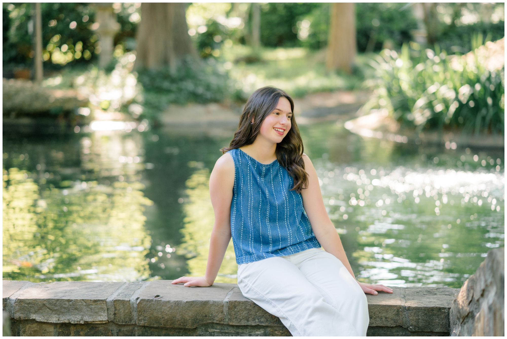 Fort Worth Botanic Gardens Senior Session | Fort Worth Senior Photographer | Fort Worth | Lauren Grimes Photography