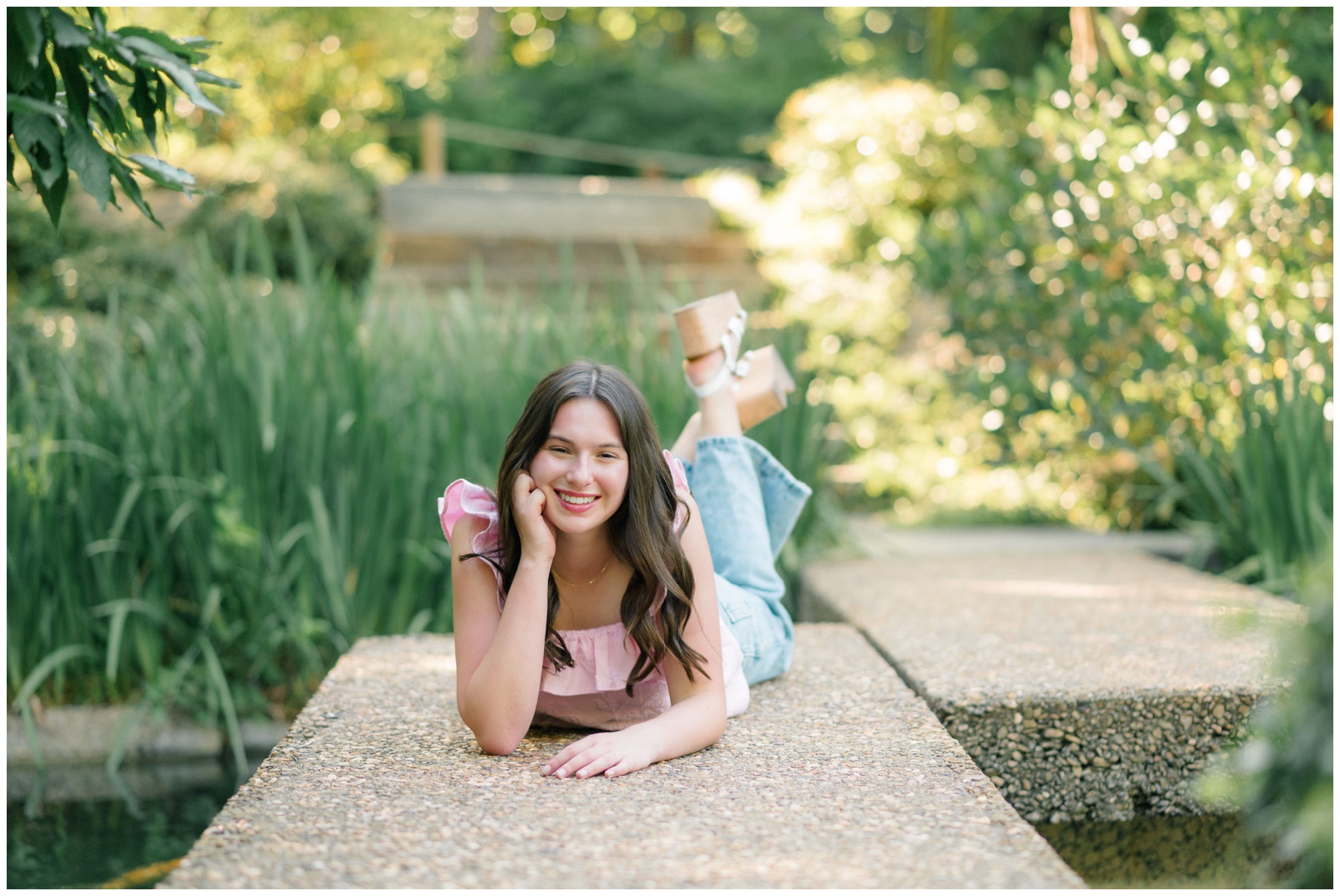 Fort Worth Botanic Gardens Senior Session | Fort Worth Senior Photographer | Fort Worth | Lauren Grimes Photography